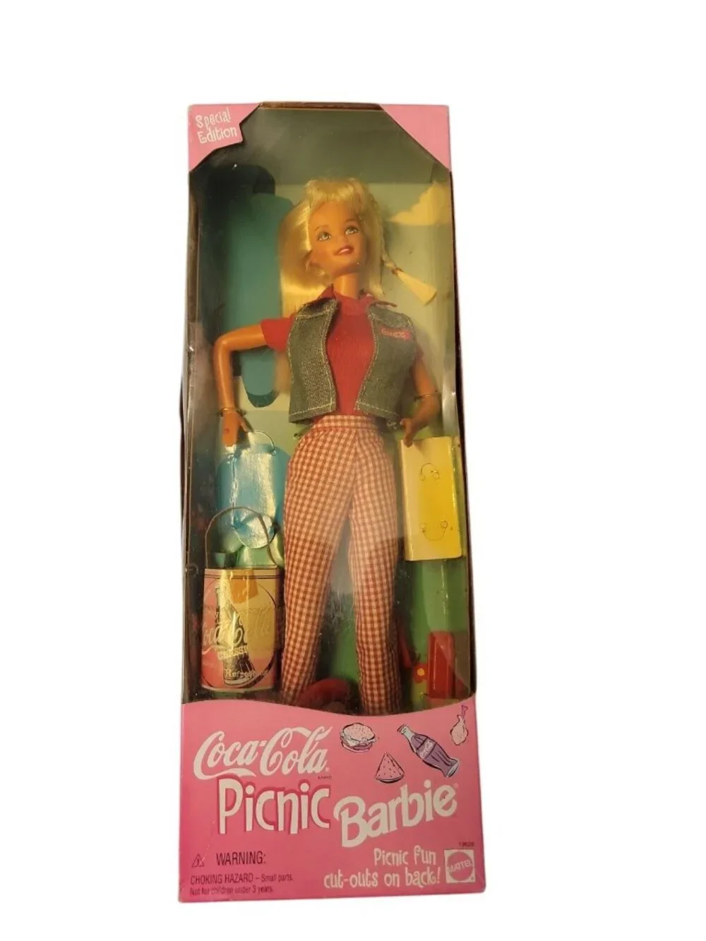 1997 Barbie Doll Coca Cola Picnic Special Edition Mattel #10926 NEW Sealed Box